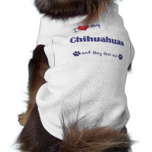 I Love My Chihuahuas (Multiple Dogs) Dog T-shirt