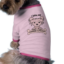 I Love My Chinese Crested Doggie T-shirt