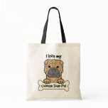 I Love My Chinese Shar-Pei bags