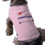 I Love My Chiweenie (Female Dog) pet clothing