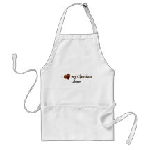 I Love my Chocolate Labrador Aprons