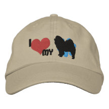 I Love my Chow Chow Embroidered Hat
