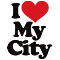 I Love My City t-shirts
