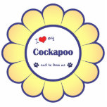 I Love My Cockapoo (Male Dog) Photo Sculptures