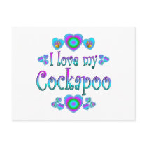 I Love My Cockapoo Post Cards