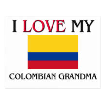 I Love My Colombian Grandma Postcard