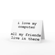 i love my computer cards