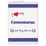 I Love My Connemaras (Multiple Ponies) Greeting Cards