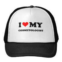 I Love My Cosmetologist Mesh Hats