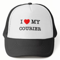 I Love My COURIER Mesh Hat