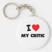I love My Critic Key Chains