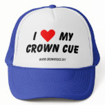 I Love My Crown Cue Cap hats