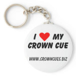 I Love My Crown Cue key ring Keychains