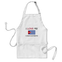 I Love My Cuban Boyfriend Aprons