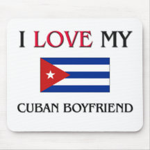 I Love My Cuban Boyfriend Mouse Mats