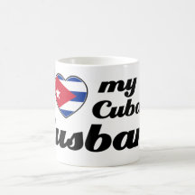I love my Cuban husband Coffee Mugs
