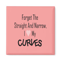 I Love My Curves-Magnet