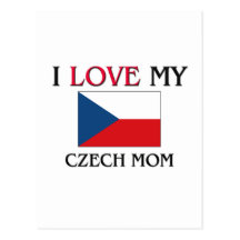 I Love My Czech Mom Postcards