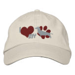 I Love my Dachshund Embroidered Hat (Brown)