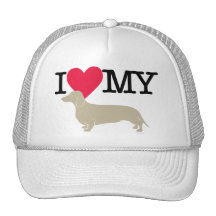I Love My Dachshund ! Hat