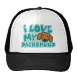 I Love My Dachshund Hat
