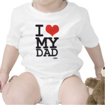 i love my dad romper
