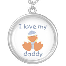 I Love My Daddy (boy duck) Necklaces