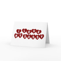 I Love My Daddy Cards
