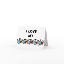 I love my Daddy - Father's Day card