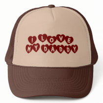 I Love My Daddy Mesh Hat