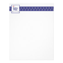 I Love My Dales Pony (Female Pony) Letterhead Template