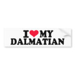 I love my Dalmatian Bumper Sticker