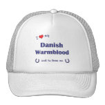 I Love My Danish Warmblood (Male Horse) Mesh Hat