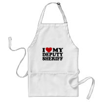 I Love My Deputy Sheriff Apron