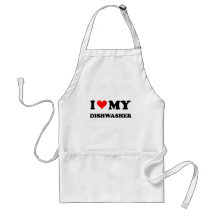 I Love My Dishwasher Apron