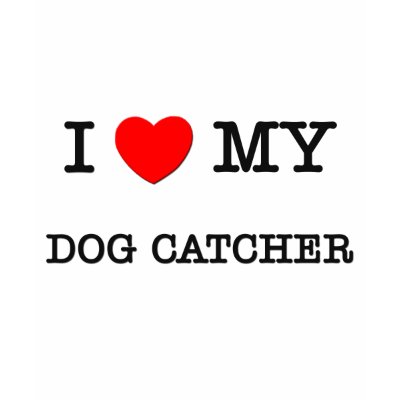 I Love My DOG CATCHER T-shirt by ilovemyshirt