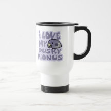 I Love My Dusky Pionus Travel Mug