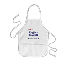 I Love My English Mastiff (Female Dog) Aprons