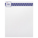 I Love My English Pointer (Male Dog) Custom Letterhead