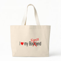 I Love My Fiance Tote Bag