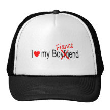 I Love My Fiance Trucker Hats