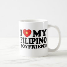 I Love My Filipino Boyfriend Coffee Mugs