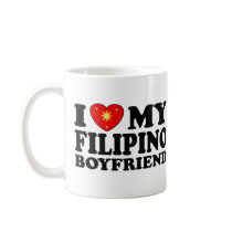I Love My Filipino Boyfriend Coffee Mugs