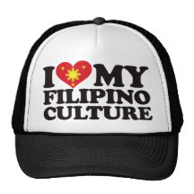I Love My Filipino Culture Hat