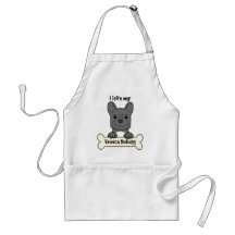 I Love My French Bulldog Apron