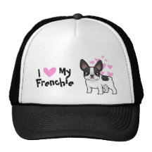 I Love My French Bulldog Mesh Hat