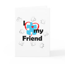 I Love My Friend - Autism Cards
