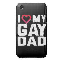 I LOVE MY GAY DAD iPhone 3 Case-Mate CASE