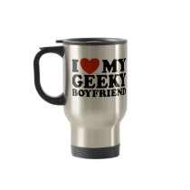 I Love My Geeky Boyfriend Mugs