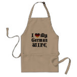 I Love My German Wife Gift Aprons